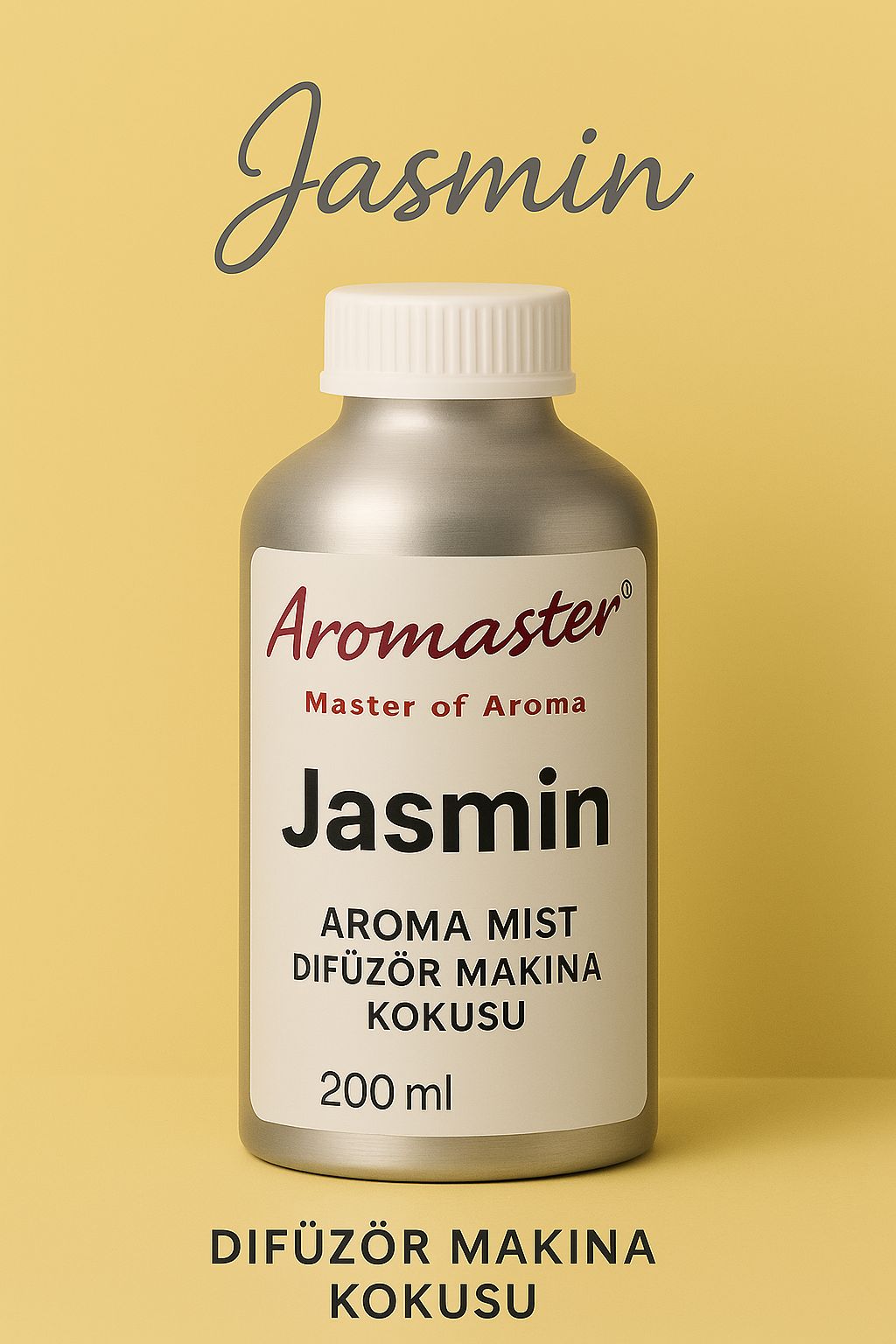 jasmin difüzör kokusu, yasemin koku, difüzör yedek kartuş, kalıcı ortam kokusu, Aromaster Jasmin, 200 ml difüzör esansı, makine kokusu